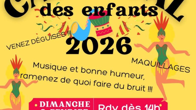 Carnaval des enfants 8 février Allemagne en Provence