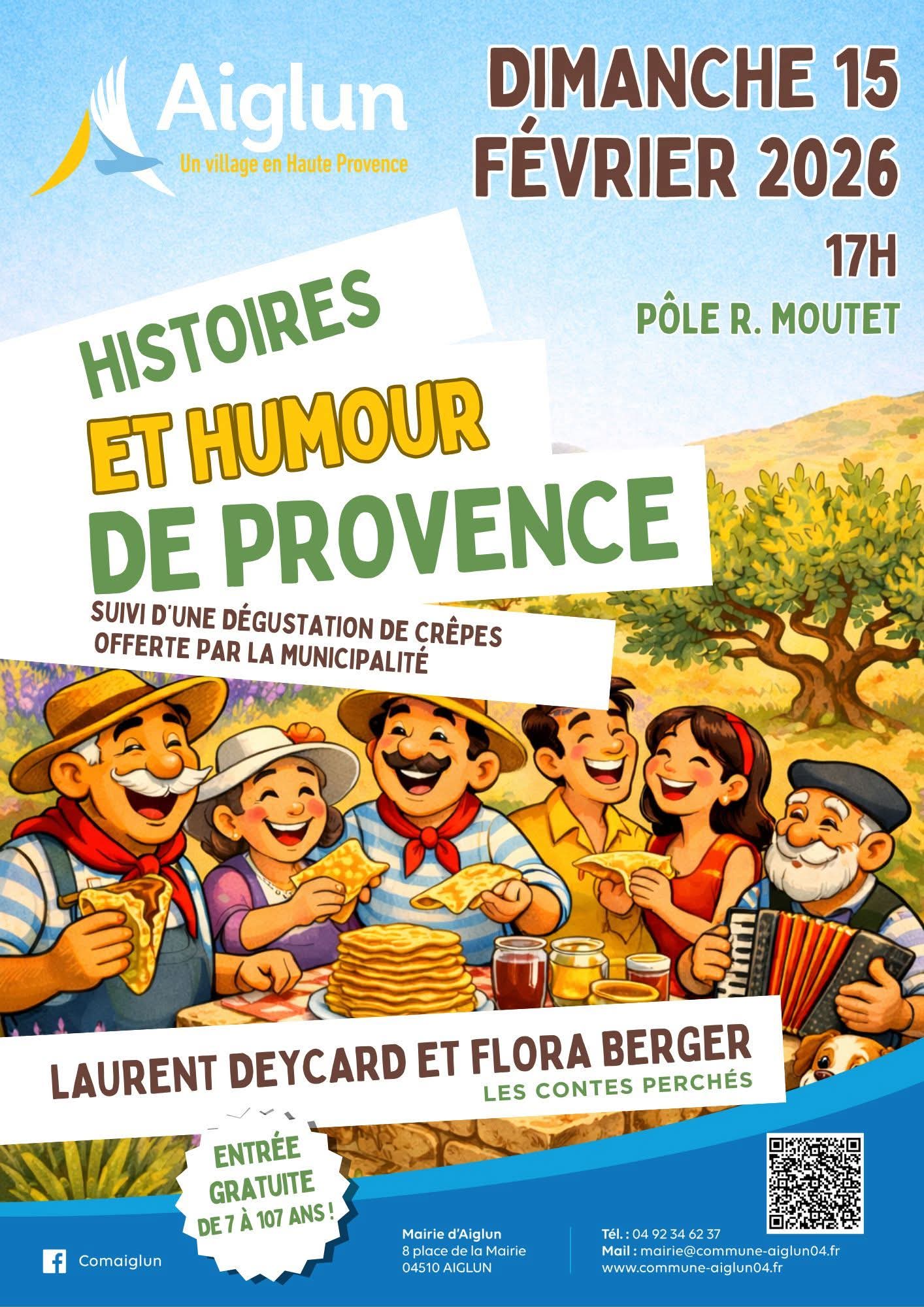 Histoires d&rsquo;humour de Provence 15 Février 2026 17 h
