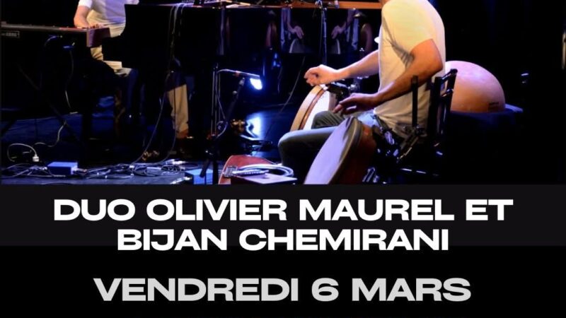 Concert abbaye de Valsaintes Duo Olivier Maurel et Bijan Chemirani 6 mars