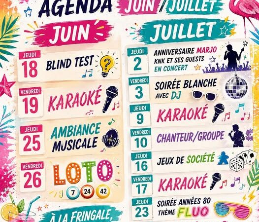 La Fringale Oraison  Soirées à thèmes du 2 au 24 juillet 2026