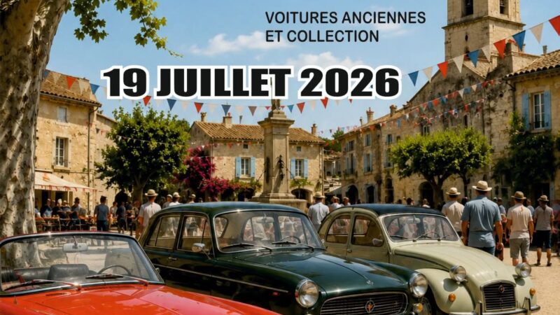 Voitures anciennes et collection  Puimoisson   19 juillet 2026
