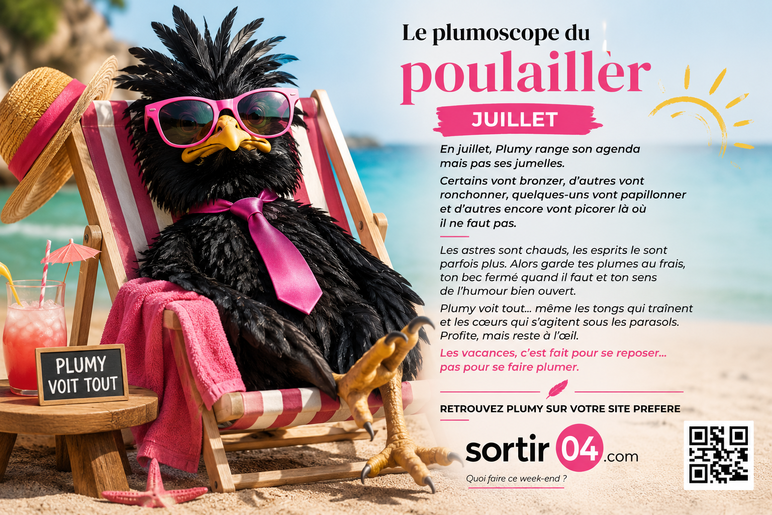 Le plumoscope de Juillet