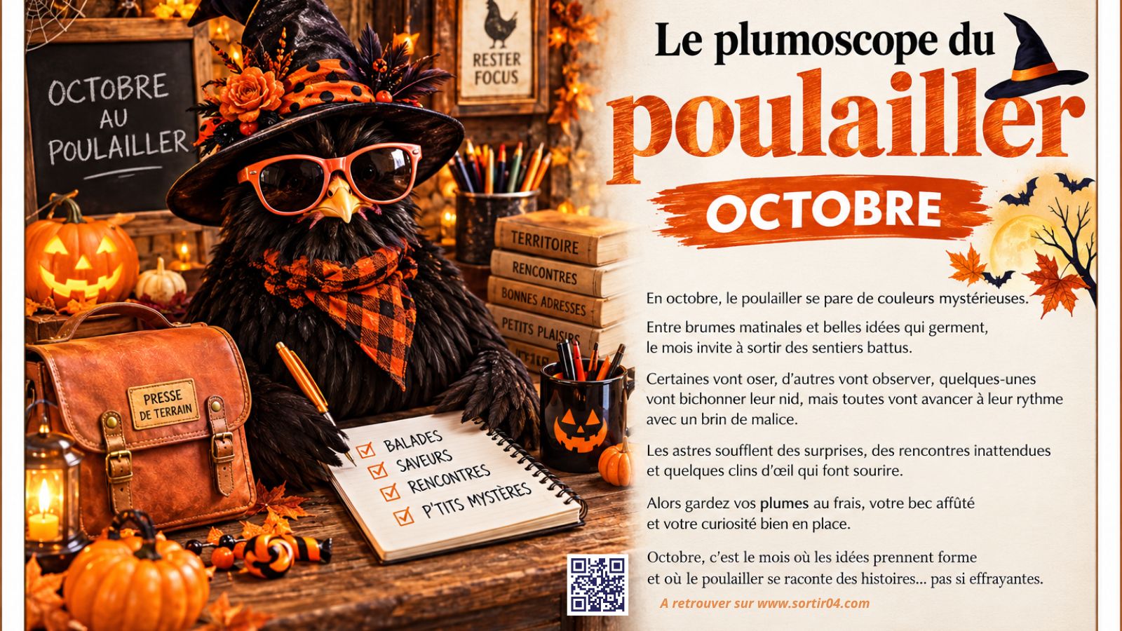 Le Plumoscope d’octobre